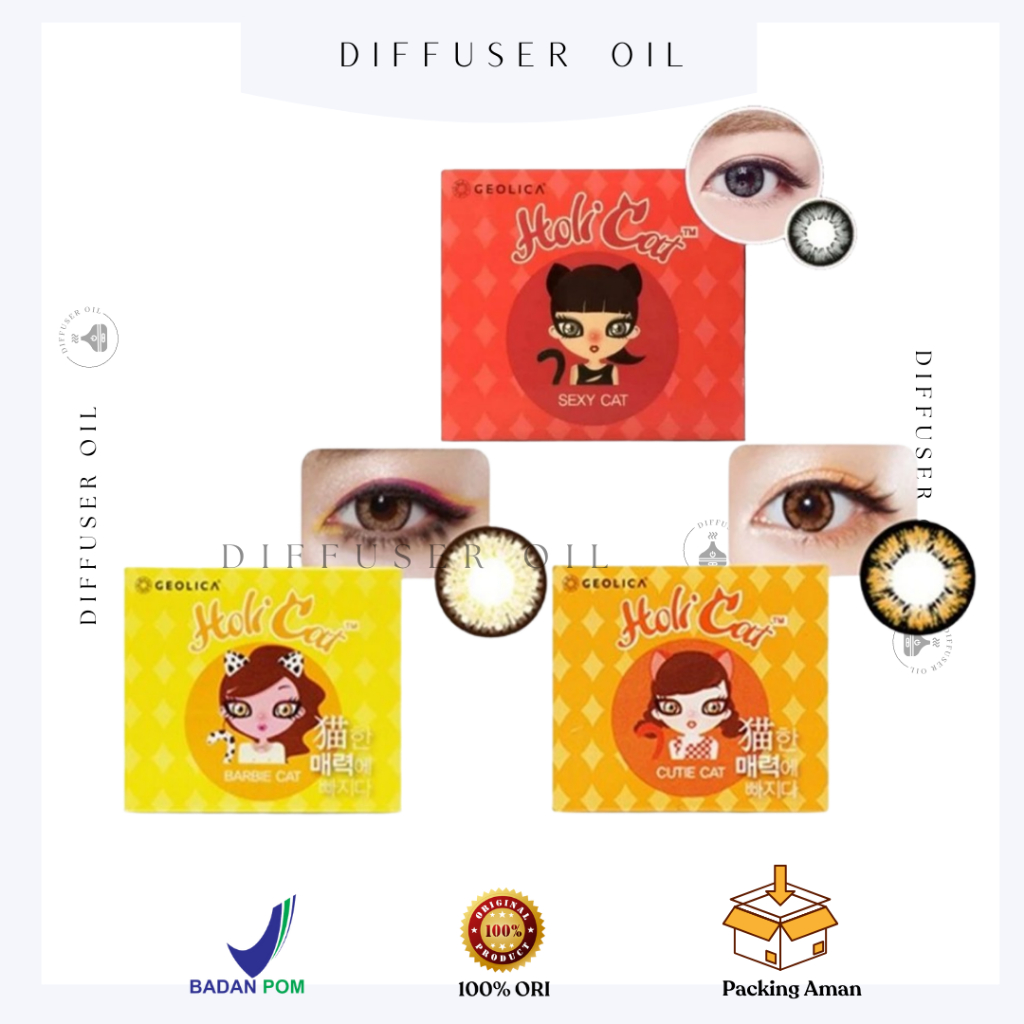 Soflen HOLICAT Warna Color Normal / Holicat Soflen Normal / Barbie Hazel / Cutie Brown / Sexy Grey