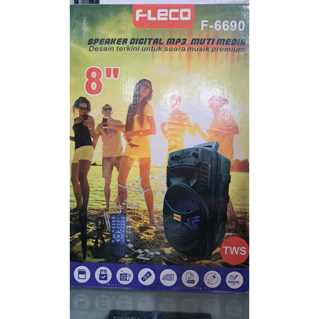 Speaker Bluetooth Fleco F 6690 + mic [SR]