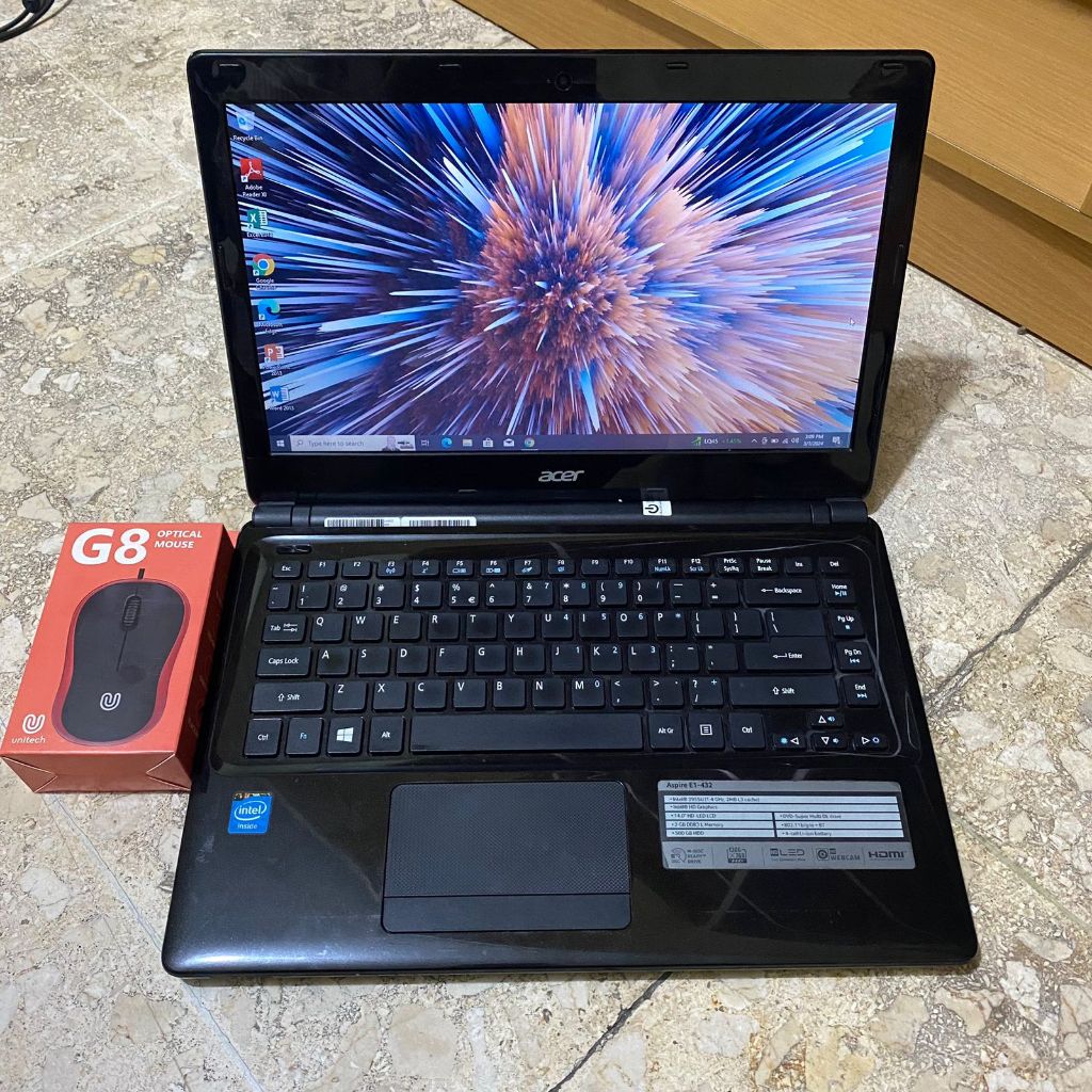 laptop Acer Aspire E1-432 Celeron 2955U Ram 8GB HDD 500GB