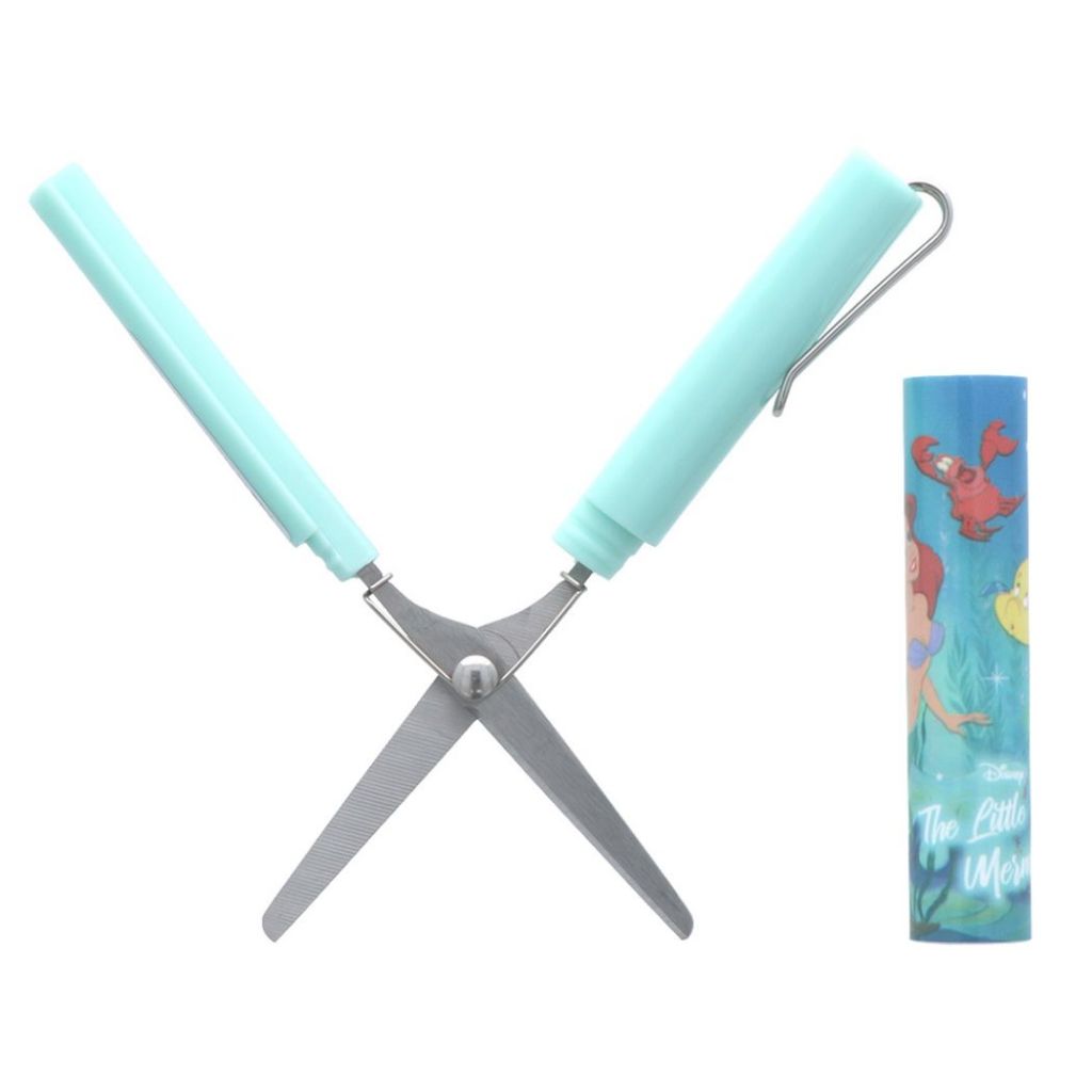 

HJK Sun-Star Stickyle Compact Scissor Peanuts Snoopy Sanrio Cinnamoroll Kuromi Disney Little Mermaid