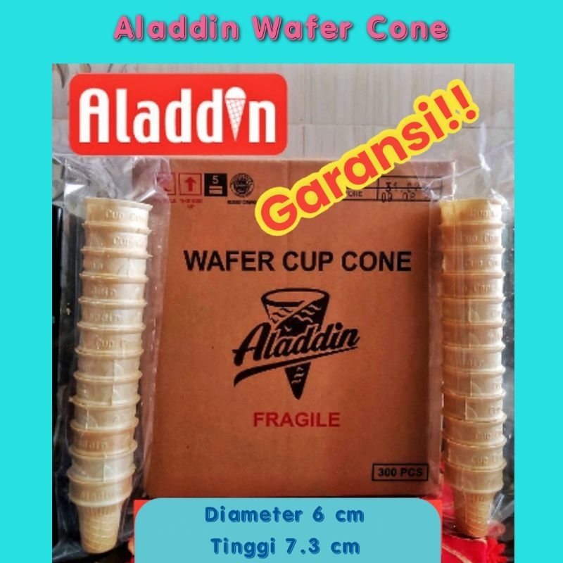 

Wafer cup cone Aladdin es krim cone