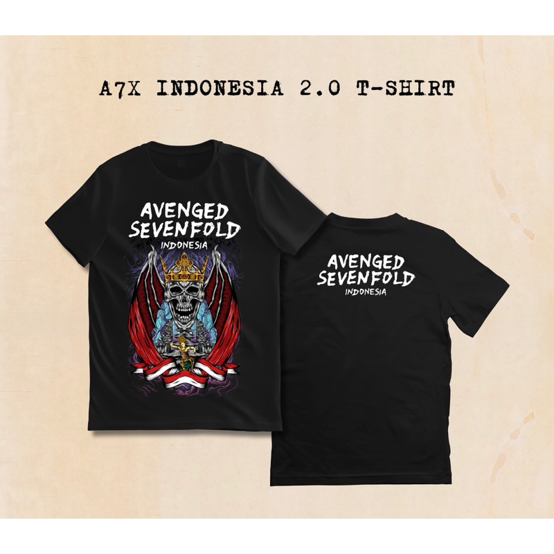OFFICIAL TSHIRT AVENGED SEVENFOLD INDONESIA