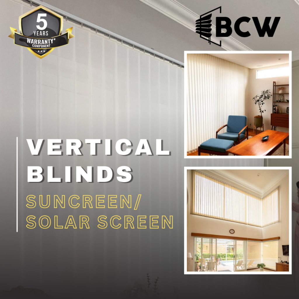 Vertical Blinds Indoor Solar Screen -  Vertical Blinds Sunscreen - Vertical Blind - Tirai Minimalis 