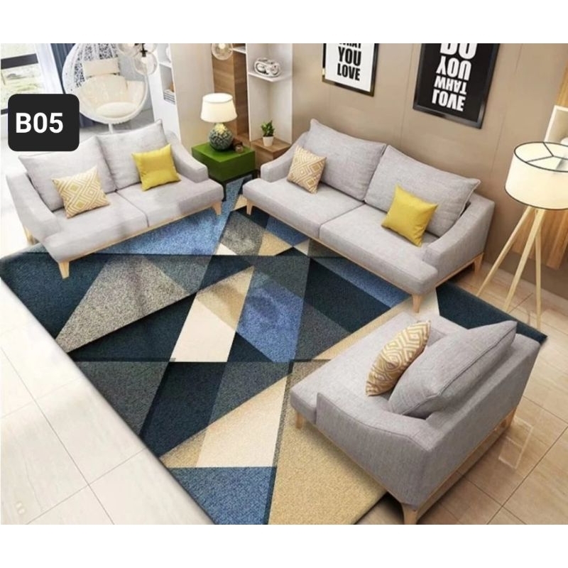 Karpet Lantai/ Karpet Polyester/ Karpet Minimalis/ Karpet Ukuran 140x200 cm