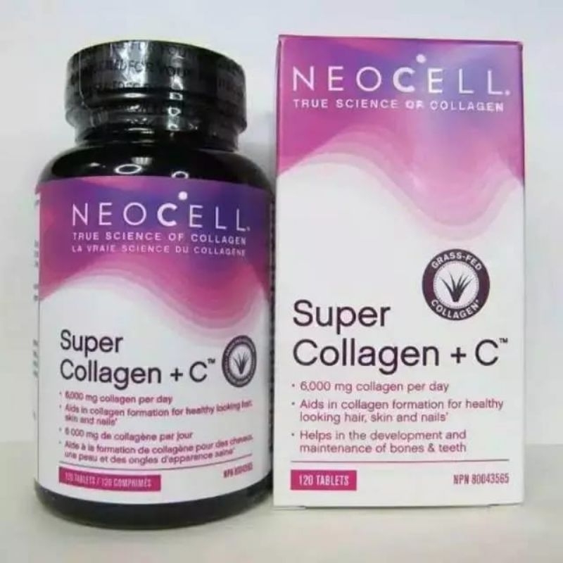 NEOCELL SUPER COLLAGEN + C ORIGINAL BITAMIN HAIR SKIN NAILS 6000 MG