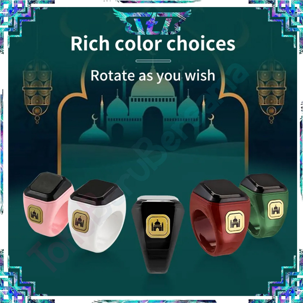 Zikr Ring Tasbih Digital Digital Tasbih Smart Zikr Ring Cincin Tasbih Digital R1076