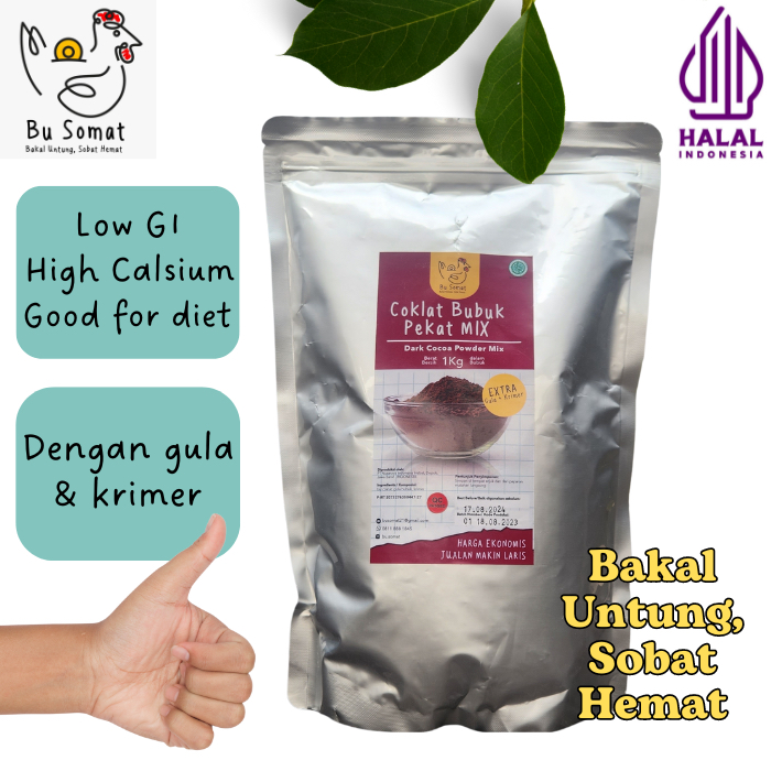 

Coklat Bubuk Mix Premium Bu Somat 1kg