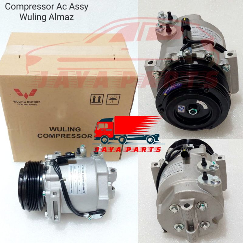 COMPRESOR AC WULING CORTEZ 1,8 ALMAZ, COMPRESOR ASSY WULING ASLI