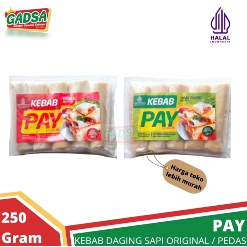 

Kebab Daging Sapi Original dan Pedas Kebab Premium