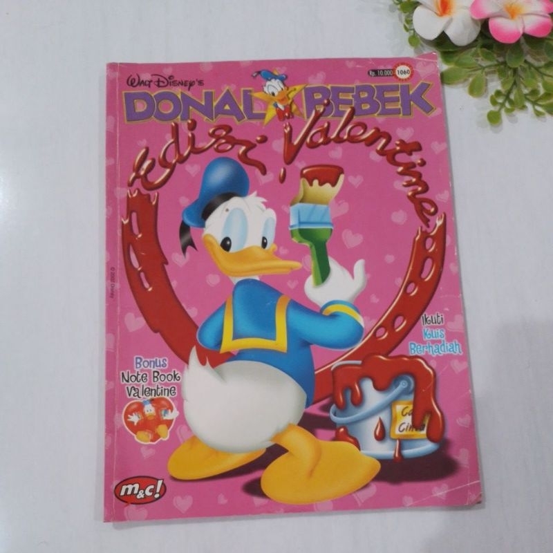 Majalah Donal bebek warna Edisi Valentine no 1060 prelove