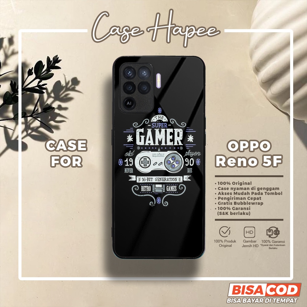 Case Oppo Reno 5F Casing Oppo Reno 5F [GAME] Casehapee Case Glossy Case Aesthetic Custom Case Premiu