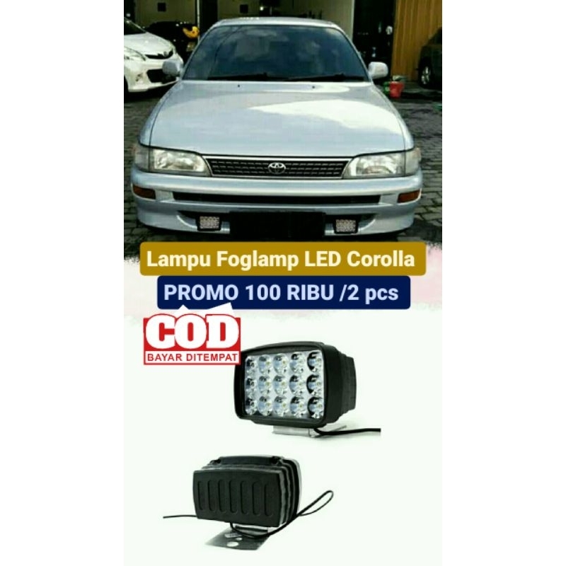 Lampu Foglamp LED Kotak Corolla