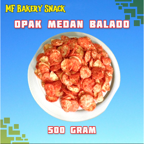 

Opak Medan Pedas Manis Opak Mini 500 gram