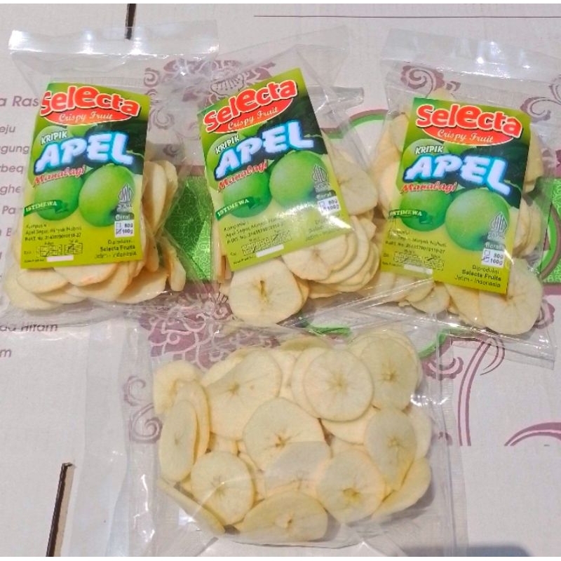 

Kripik Apel Selecta 100gr Premium