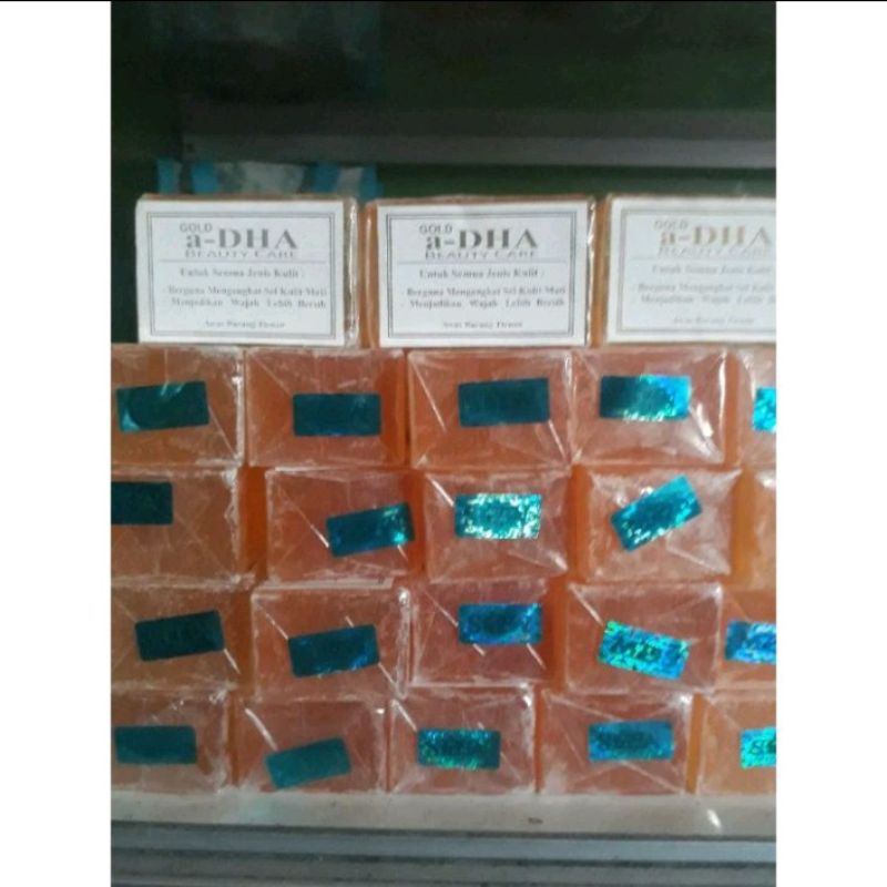 Sabun A DHA Gold Holo Mds || Sabun A DHA Gold Holo Biru