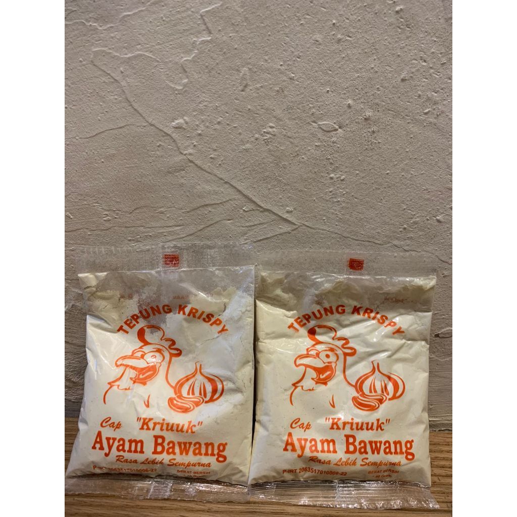 

TEPUNG KRISPY AYAM BAWANG 40G