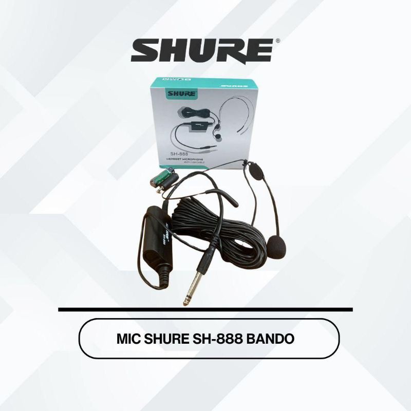 MIC  SHURE BANDO SH 888