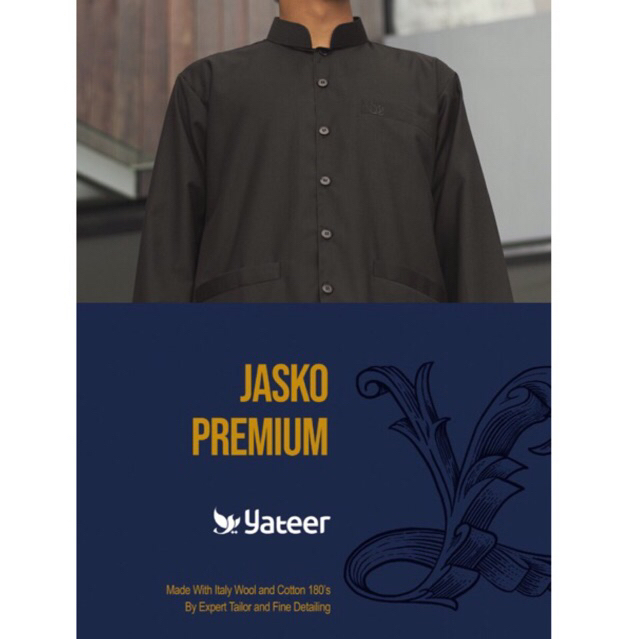 JASKO PREMIUM YATEER COTTON WOL ITALY | BAJU KOKO SEMI JAS YATEER PREMIUM