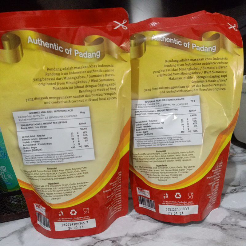 

Promo 7.7 Rendang Sapi Asese Oleh-oleh Padang 250gr HALAL ORIGINAL VIRALL