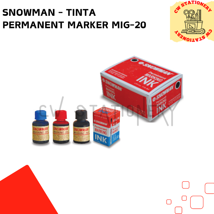 

Snowman - Tinta Spidol Permanen / Permanent Marking Ink MIG-20