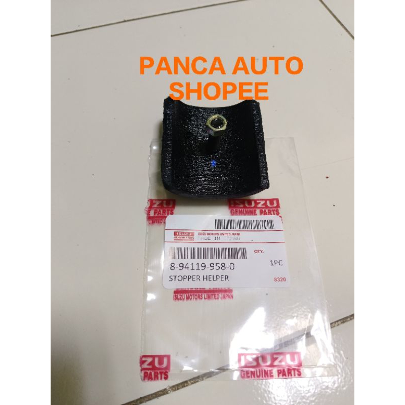 karet bantalan hanger helper isuzu NKR71 Ori
