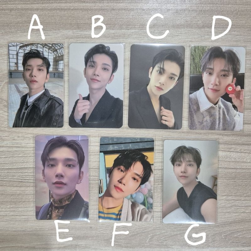 PHOTOCARD PC SEVENTEEN JOSHUA ATTACCA YOUR CHOICE YIZHIYU