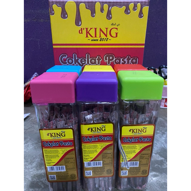 

1 Toples ( isi 50 Pcs ) Cokelat Pasta d'King