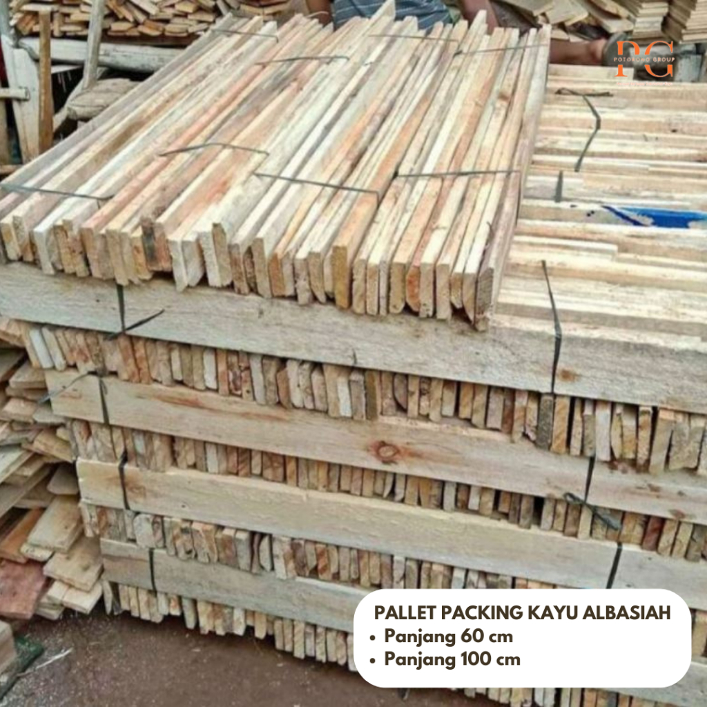

Palet Papan Paking Kayu Albasiah Panjang 60 cm