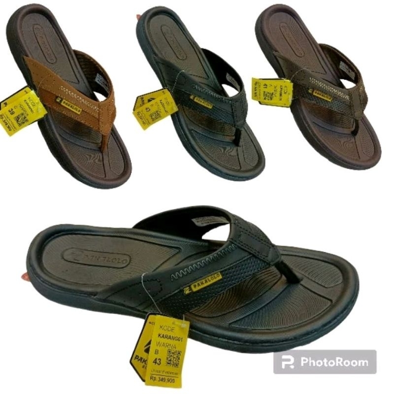 SANDAL KULIT PAKALOLO KARANG 01//SANDAL JEPIT PAKALOLO//SANDAL JEPIT PRIA