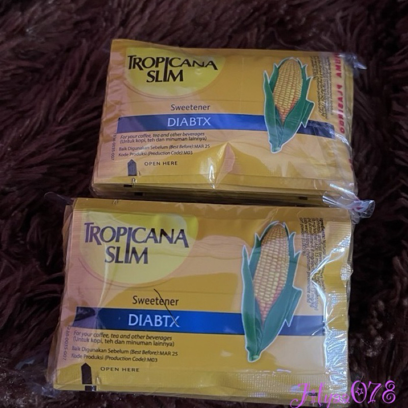 

Tropicana Slim Diabtx isi 20 sachet exp 2027