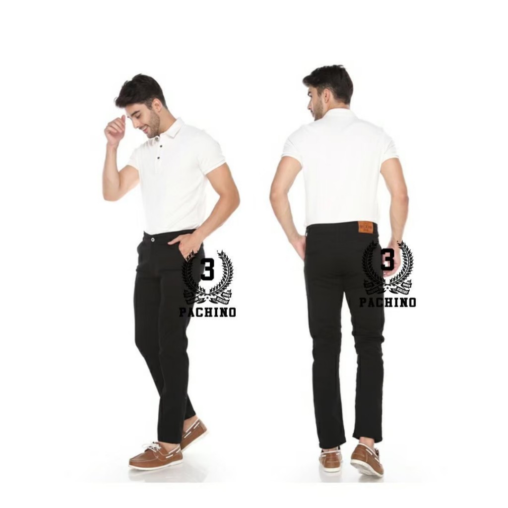 VELUV Celana Chino Premium 3 Pachino Hitam