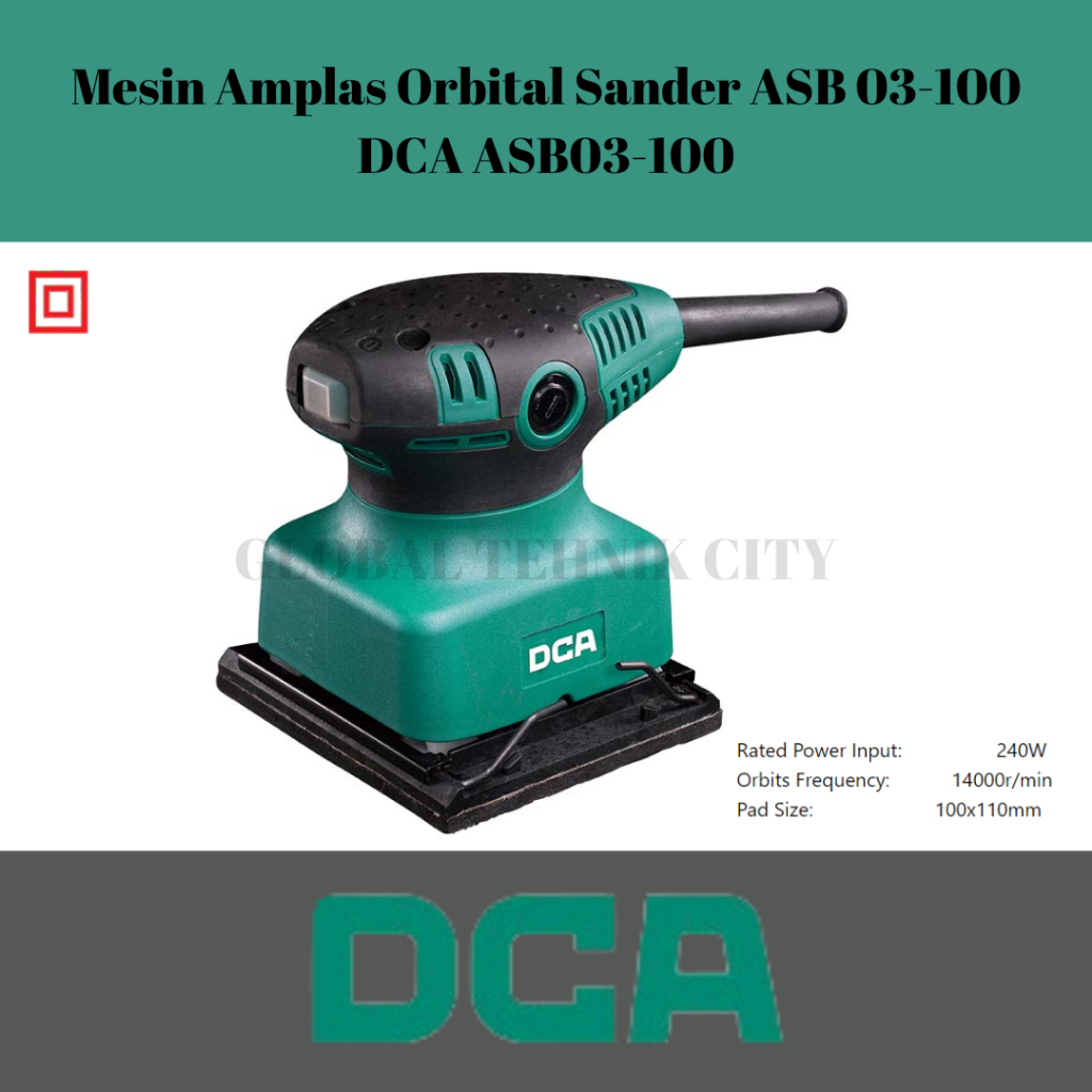 Mesin Amplas Orbital Sander ASB 03-100 DCA ASB03-100