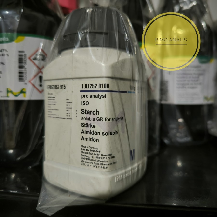 STARCH Soluble Pro Analysis 100gr 101252 MERCK | AMILUM PRO ANALIS