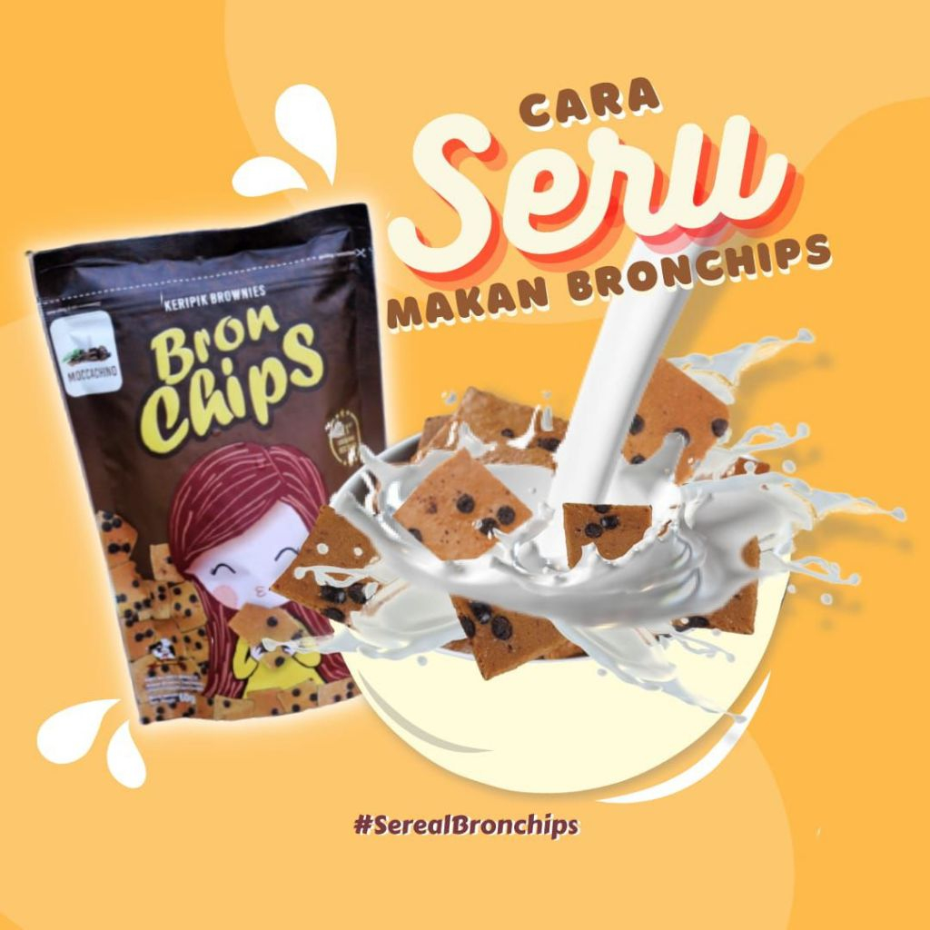 

Bronchips snack keripik brownies crespy chocochips keju kacang sehat