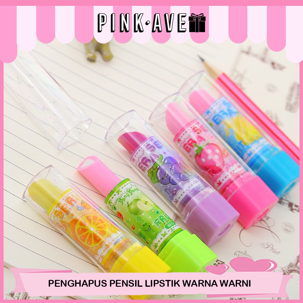 

BISA COD ! Penghapus Pensil Bentuk Lipstik Karakter Kartun Warna Warni Alat Tulis Lucu Penghapus Motif Murah