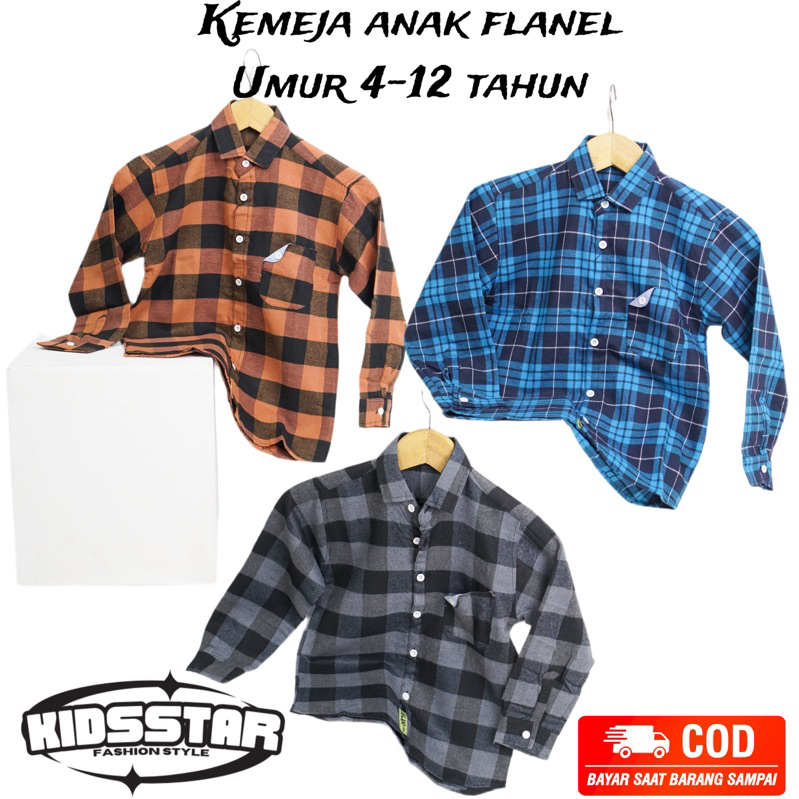Kemeja Anak Kemeja Flanel Kemeja Anak Laki Laki Kemeja Tanggung