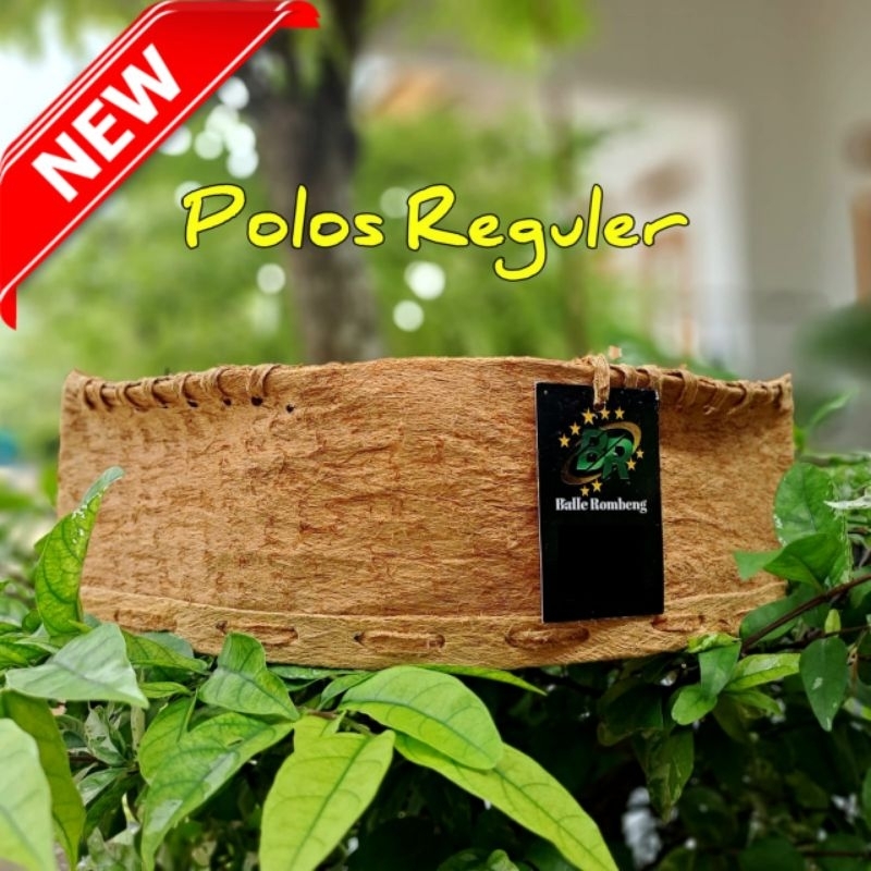 Peci Kulit Kayu Polos Reguler