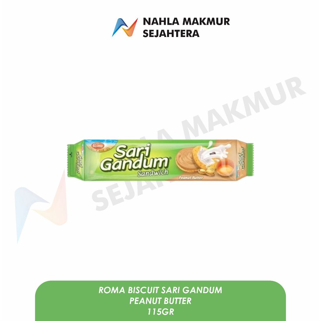 

Roma Biscuit Sari Gandum Sandwich Peanut Butter 115gr