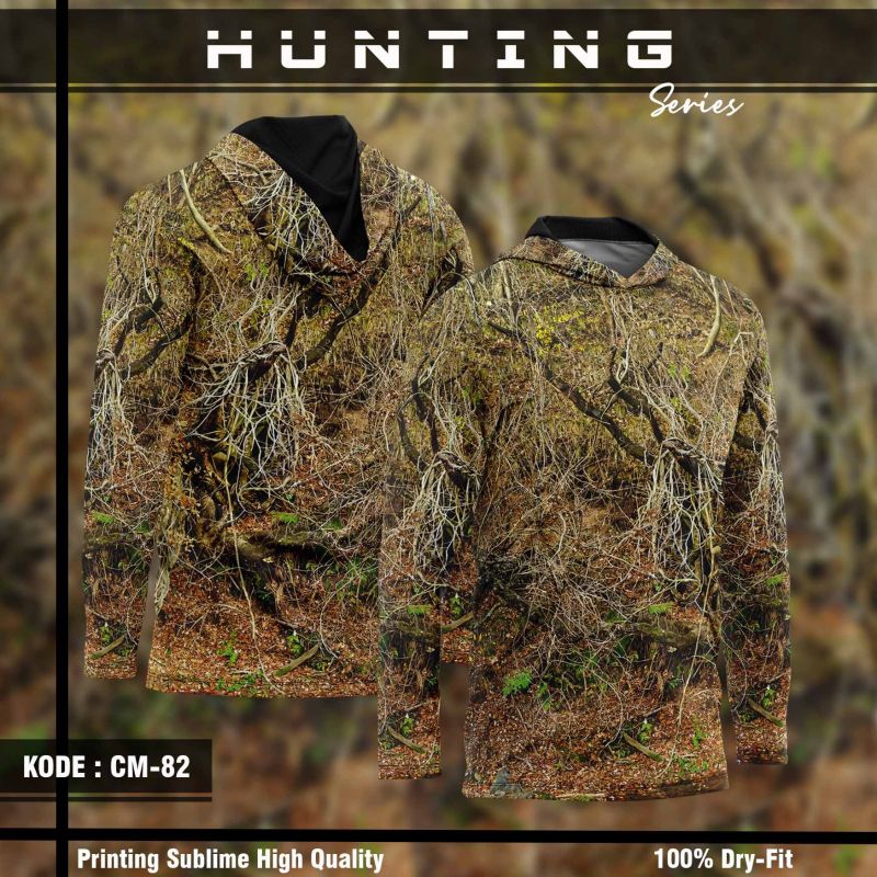 Baju Camo Hunting Berburu / Jersey Berburu Camo