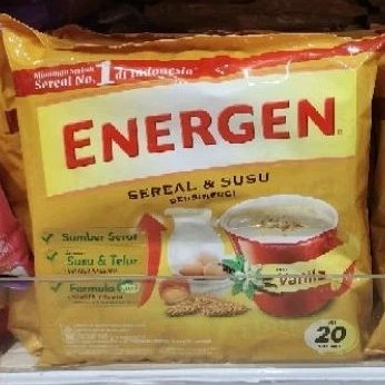 

Sereal Energen Vanila Bag 20x32gr 640gr