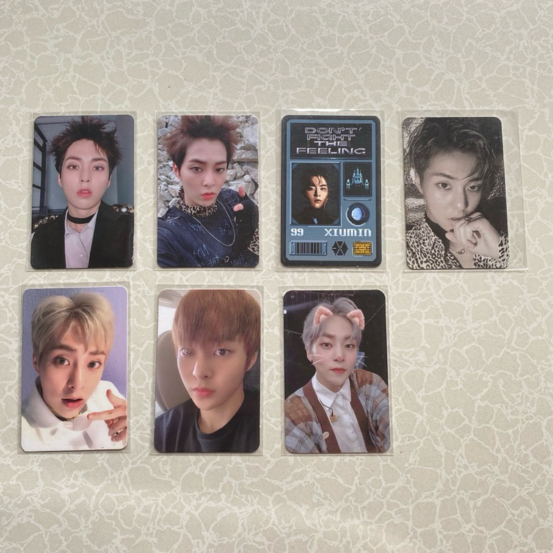 Photocard Official Xiumin Kim Minseok Exo Tempo DFTF CBX Welkit