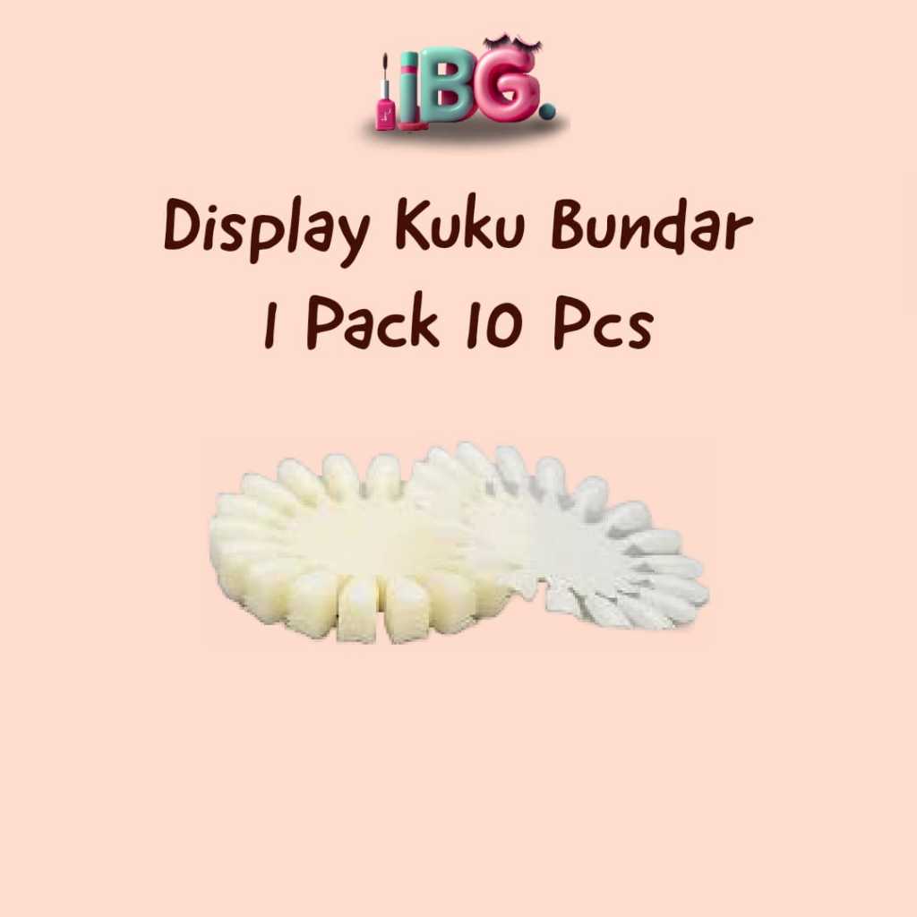 Display kuku wheel/ roda bundar