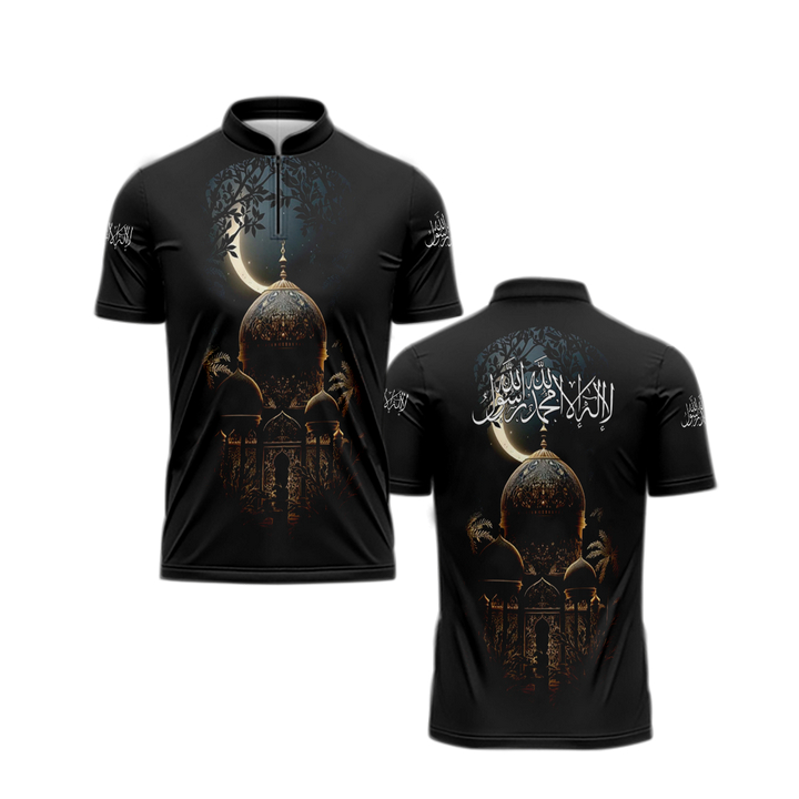 Baju Kaos T-shirt Tawheed/Kaligrafi Fullprint Terbaru Art 2
