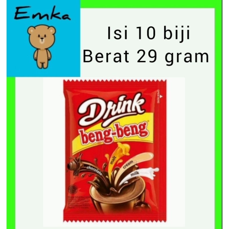 

beng beng drink berat 29 gram isi 10 biji