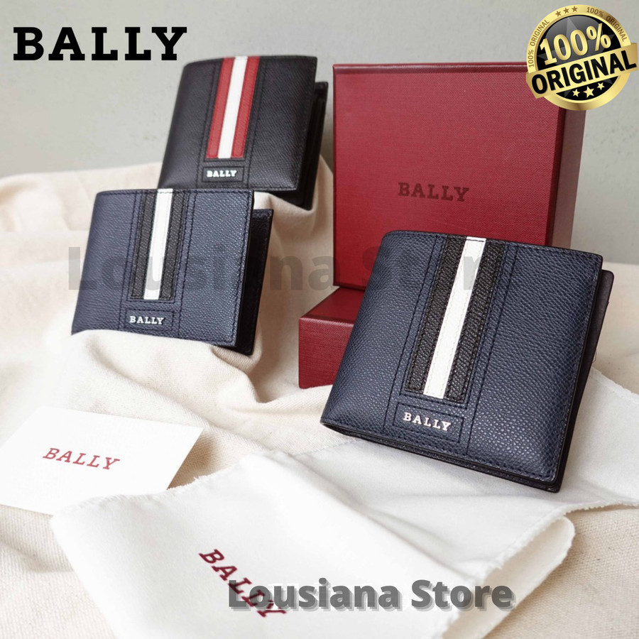 Ready Dompet Bally Wallet Trasai Bifold Men Classic - (100% Authentic)