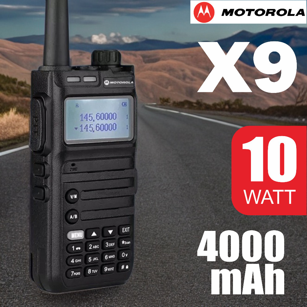 HT Motorola X9 - Walkie Talkie IP68 - Tahan Air & Debu - Cocok untuk Segala Medan