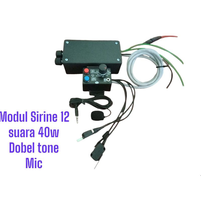 Modul Sirine 12 Suara Echo/Mic