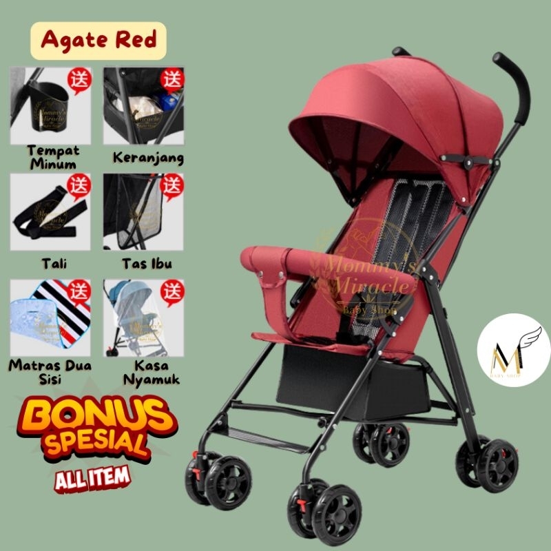 STROLLER BAYI DUDUK, STROLLER BABY SIT ONLY, KERETA DORONG BAYI DUDUK BISA DILIPAT MUDAH DIBAWA KEMA