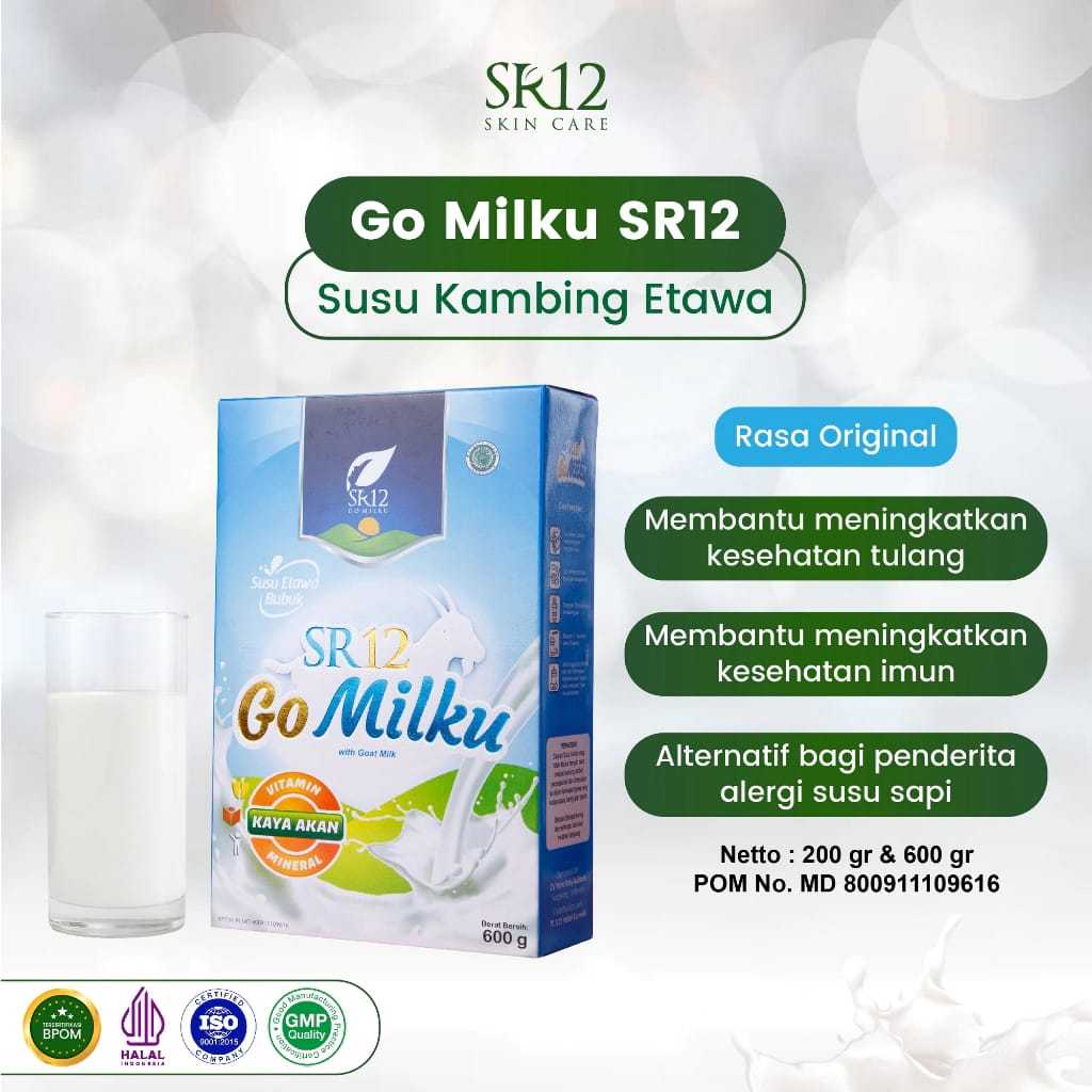 

GOMILKU SR12 Susu Kambing Etawa - Rasa Original/Vanilla
