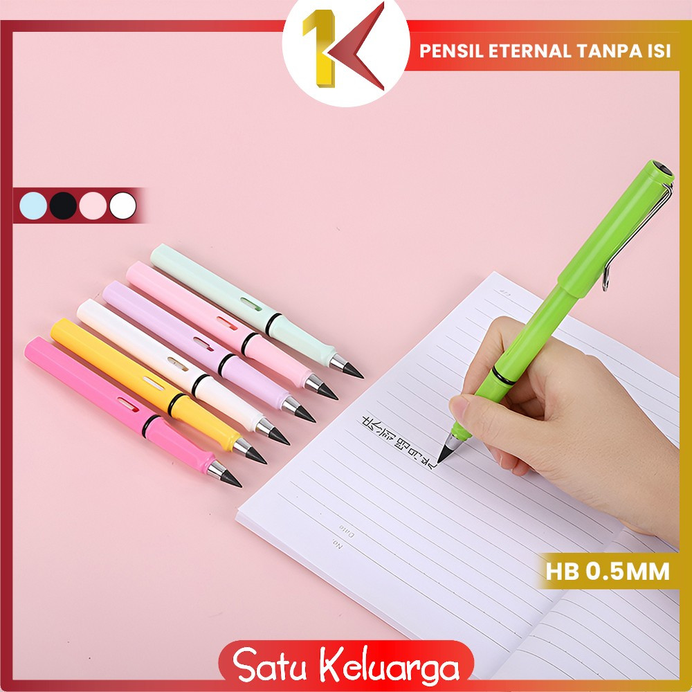 

SK-A77 Pensil Eternal Tanpa Batas HB 0.5mm Tanpa Rautan dengan Penghapus Praktis / Eternal Pencil Magic Unlimited Tanpa Isi Perlengkapan Menggambar Anak / Pensil HB Macaron Anti Ribet